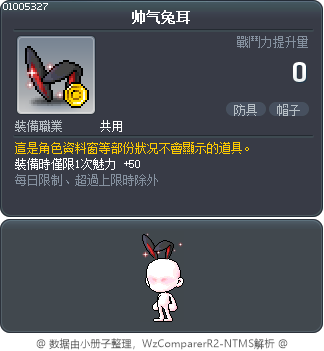 帅气兔耳 Tooltip