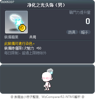 净化之光头饰（男） Tooltip