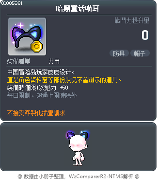 暗黑童话喵耳 Tooltip