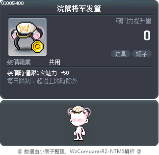 浣鼠将军发箍 Tooltip