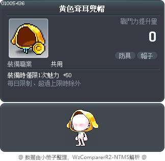 黄色耷耳兜帽 Tooltip