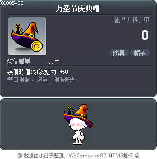 万圣节庆典帽 Tooltip