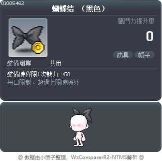 蝴蝶结 （黑色） Tooltip