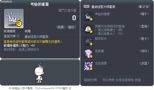 考验的重量 Tooltip