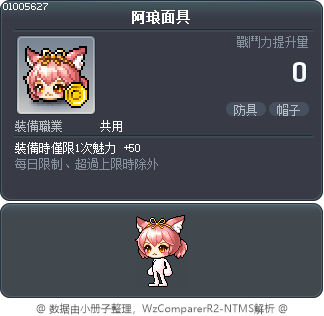 阿琅面具 Tooltip