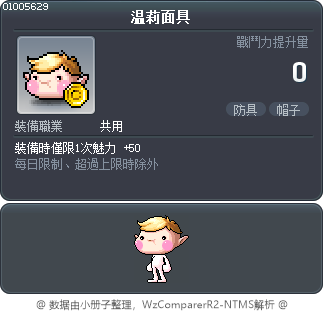 温莉面具 Tooltip