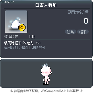 白雪人犄角 Tooltip
