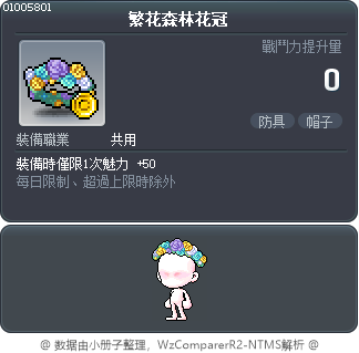 繁花森林花冠 Tooltip