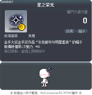 星之荣光 Tooltip