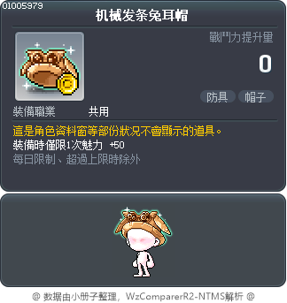机械发条兔耳帽 Tooltip
