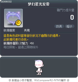 梦幻星光发带 Tooltip