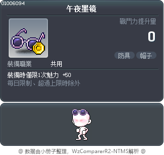 午夜墨镜 Tooltip