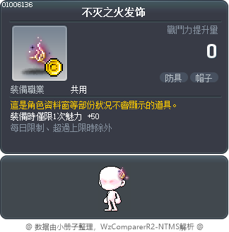 不灭之火发饰 Tooltip