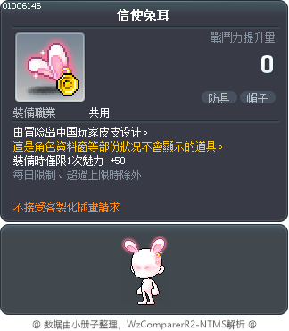 信使兔耳 Tooltip