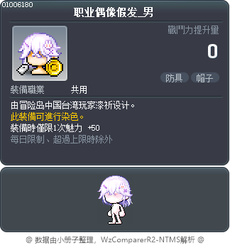 职业偶像假发_男 Tooltip