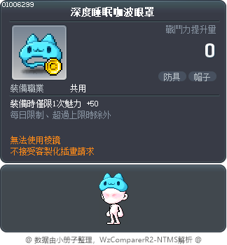 深度睡眠咖波眼罩 Tooltip