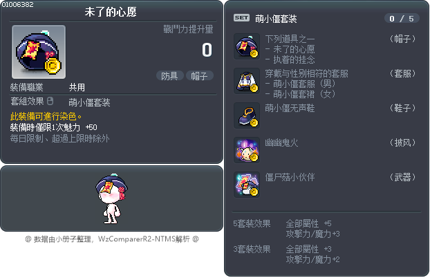 未了的心愿 Tooltip