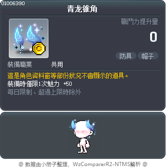 青龙锥角 Tooltip
