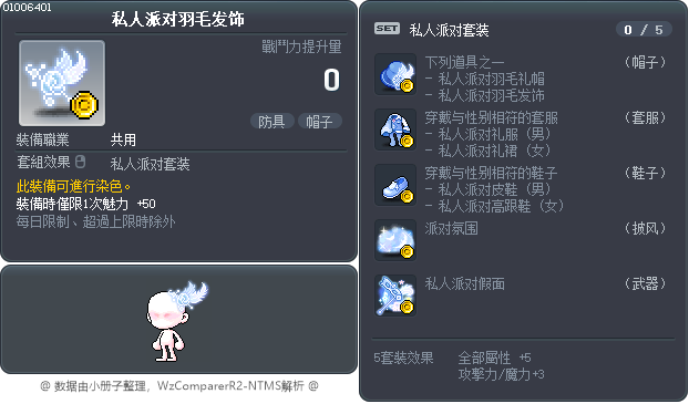 私人派对羽毛发饰 Tooltip