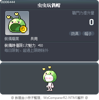 虫虫玩偶帽 Tooltip