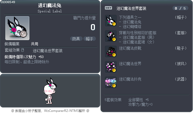 迷幻魔法兔 Tooltip