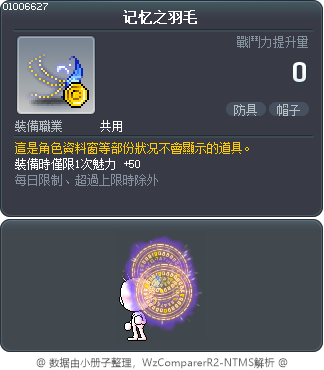 记忆之羽毛 Tooltip