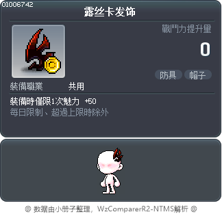 露丝卡发饰 Tooltip
