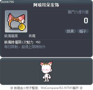 阿琅耳朵发饰 Tooltip