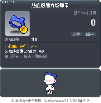 热血熊熊客场绑带 Tooltip
