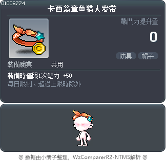 卡西翁章鱼猎人发带 Tooltip