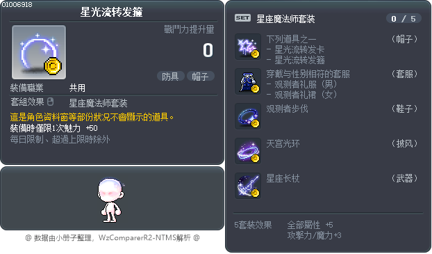 星光流转发箍 Tooltip