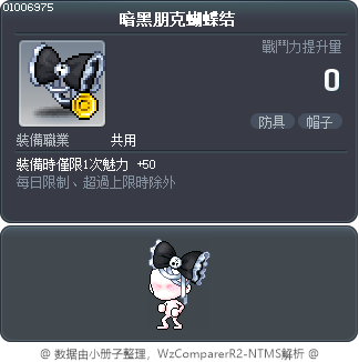 暗黑朋克蝴蝶结 Tooltip