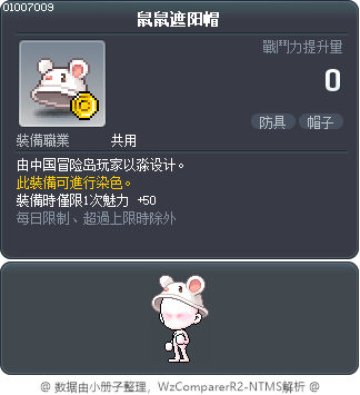 鼠鼠遮阳帽 Tooltip