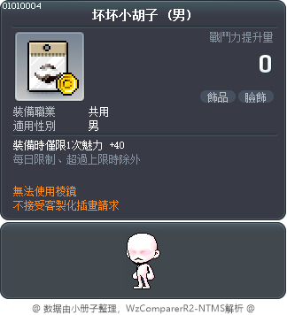 坏坏小胡子 Tooltip