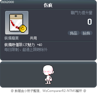 伤痕 Tooltip