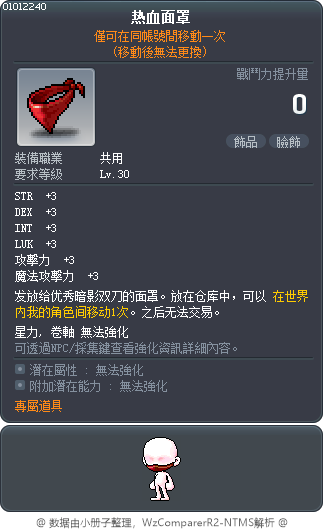 血腥面具 Tooltip
