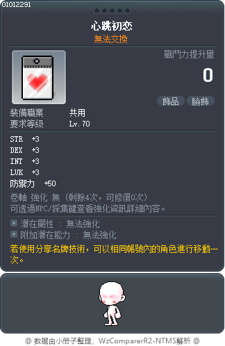 初戀的期待 Tooltip