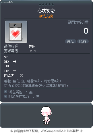 心跳初恋 Tooltip