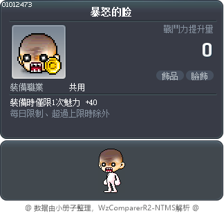 暴怒的脸 Tooltip