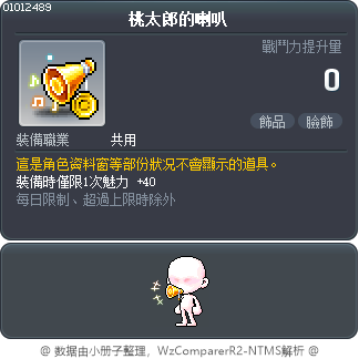 桃太郎的喇叭 Tooltip