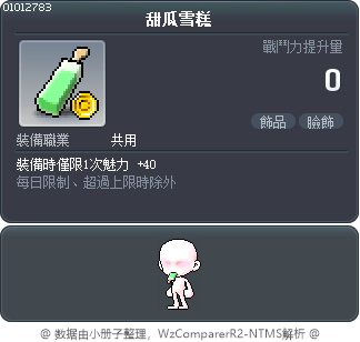 甜瓜雪糕 Tooltip