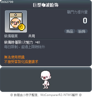 巨型咖波脸饰 Tooltip