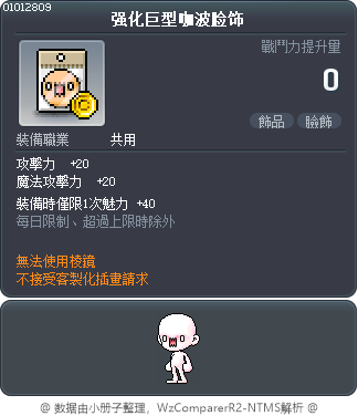 强化巨型咖波脸饰 Tooltip