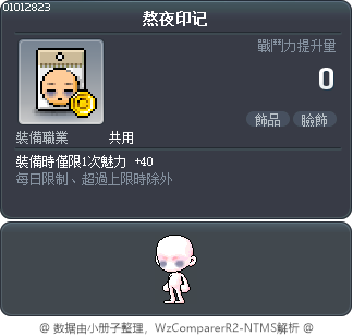 熬夜印记 Tooltip