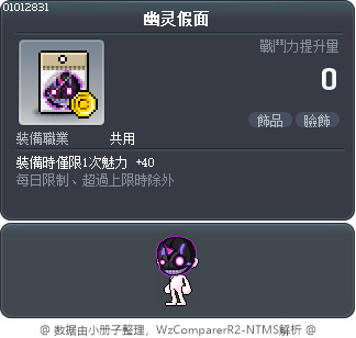 幽灵假面 Tooltip