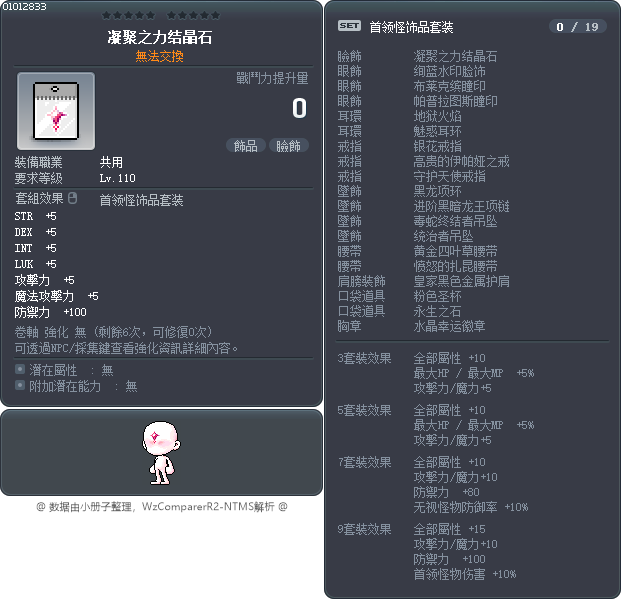 凝聚之力结晶石 Tooltip