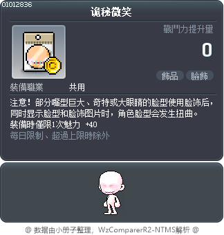 诡秘微笑 Tooltip