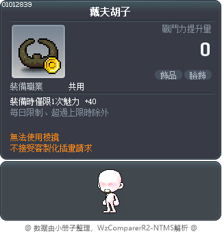 戴夫胡子 Tooltip