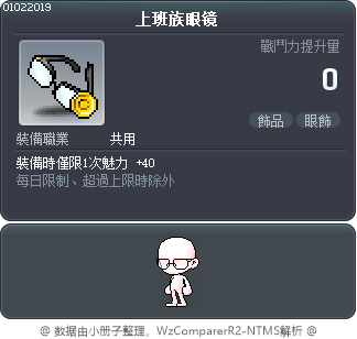 上班族眼镜 Tooltip