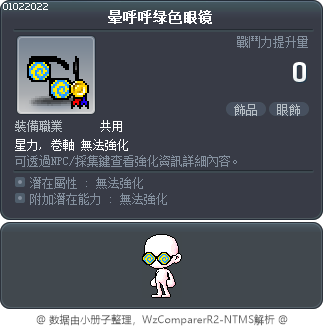 晕呼呼绿色眼镜 Tooltip